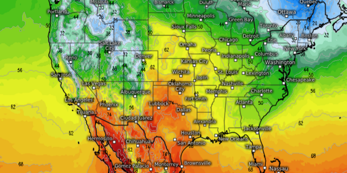 NextImg:US weather: Freak pulse of tropical heat to bring 26C blast for a WEEK