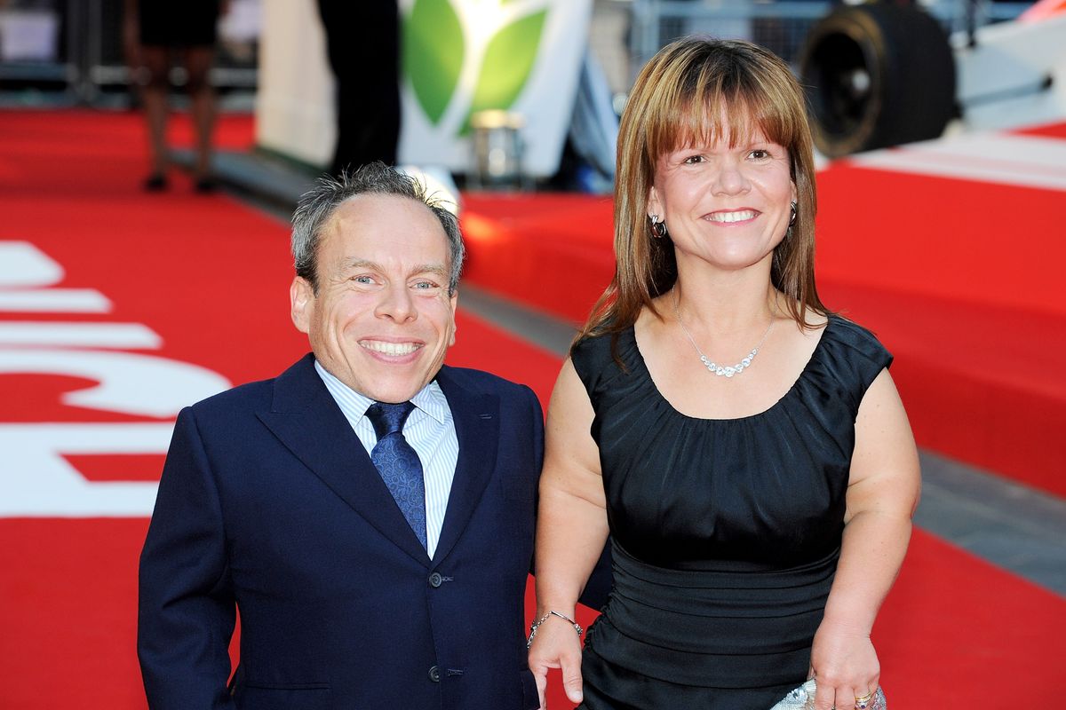 Warwick Davis and Samantha Davis