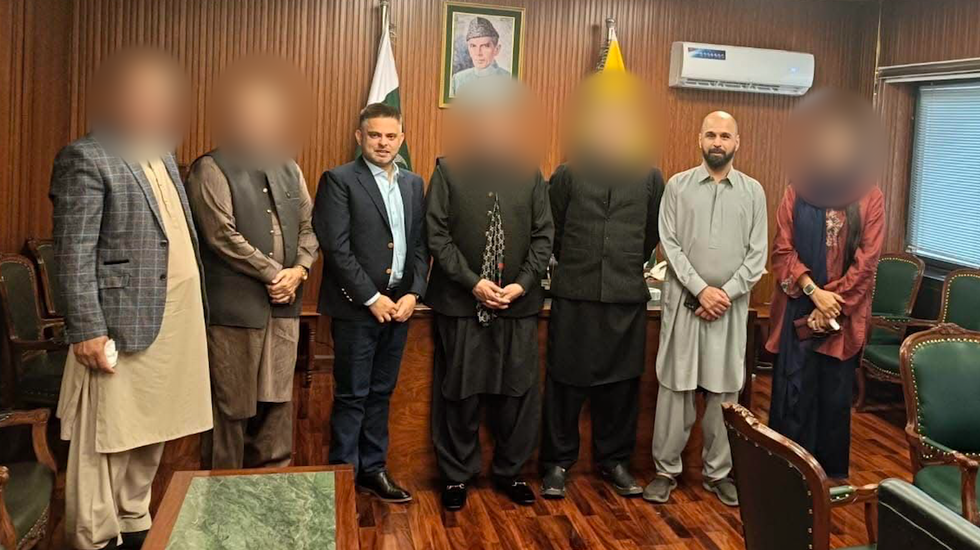 Waseem Zaffar with Kamran Ishtiaq