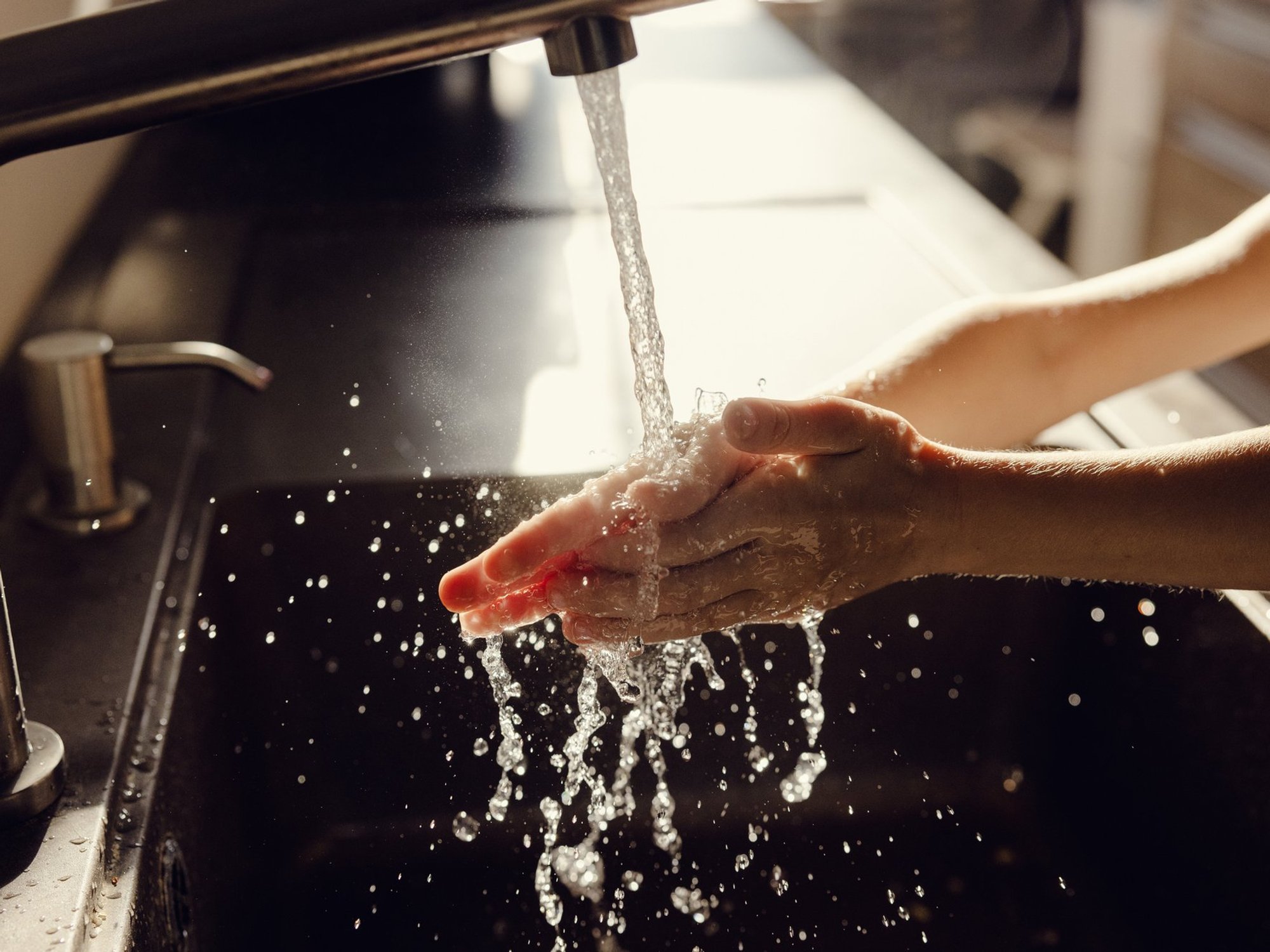 Washing hands