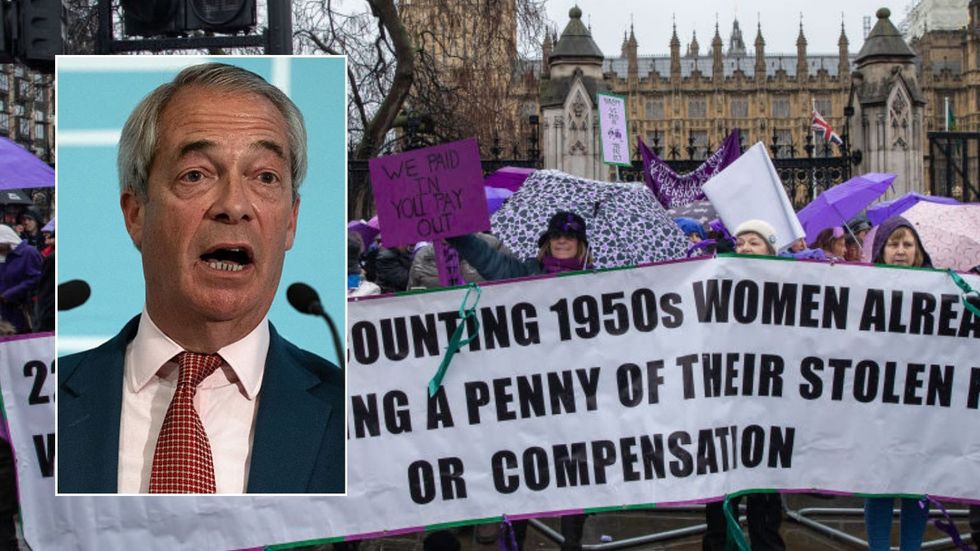 Waspi campaign and Nigel Farage