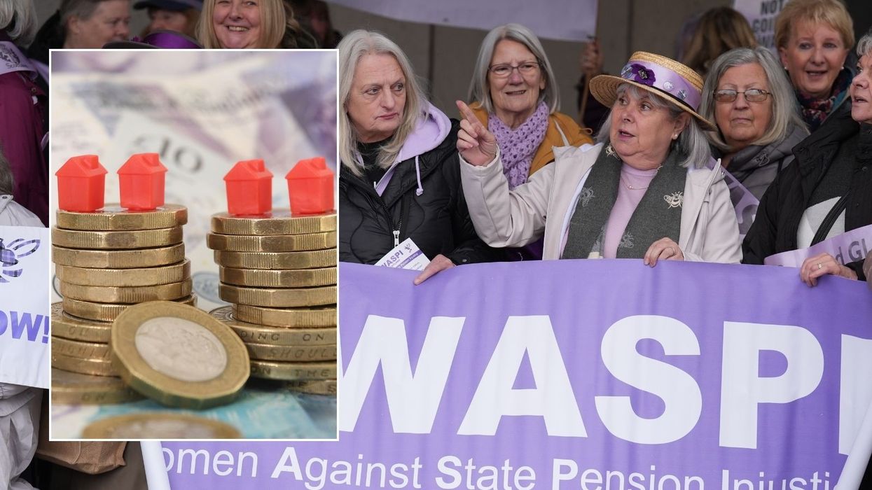 Waspi protest and money