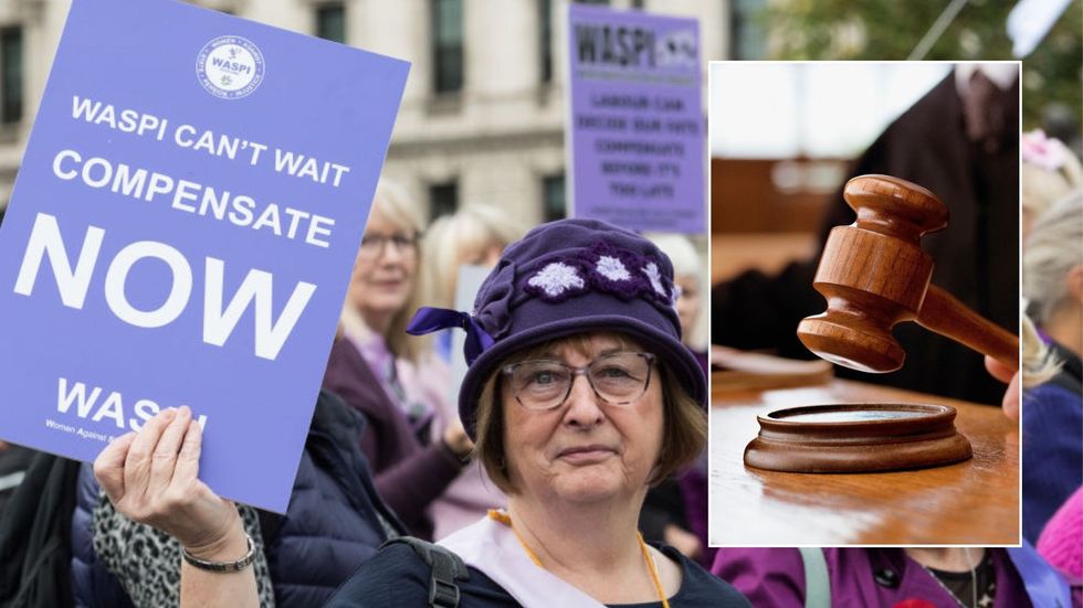 Waspi woman and gavel