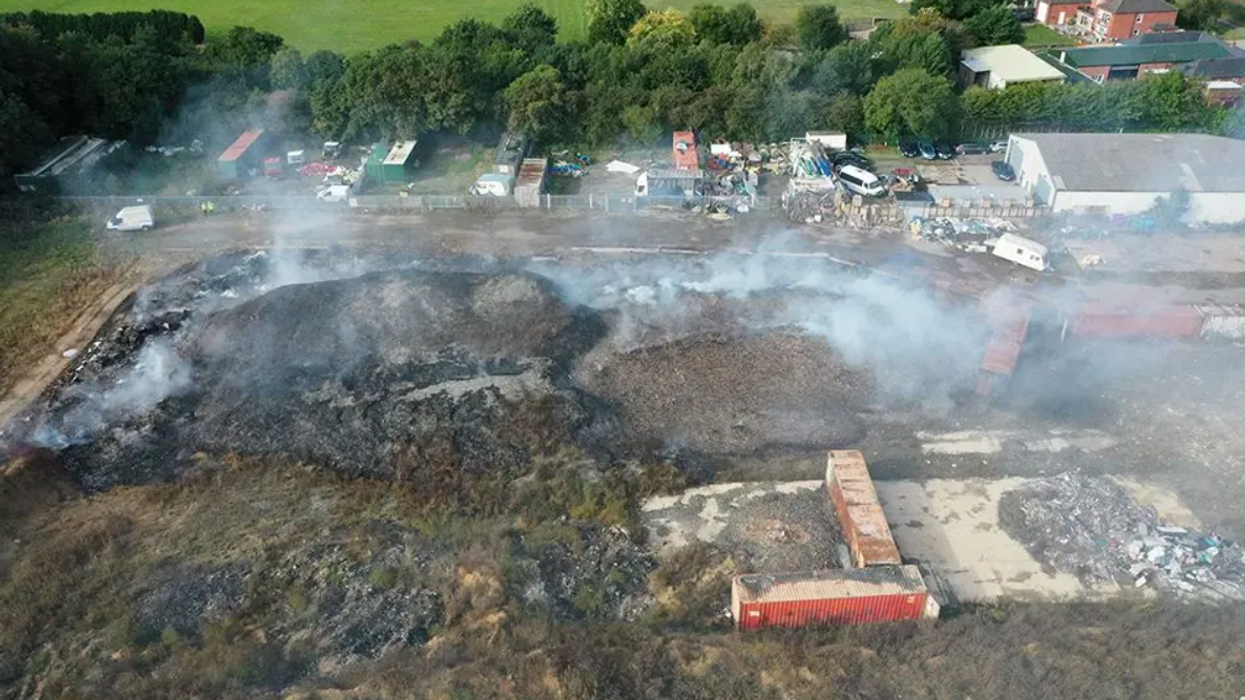 Waste site in Long Bennington, Lincolnshire