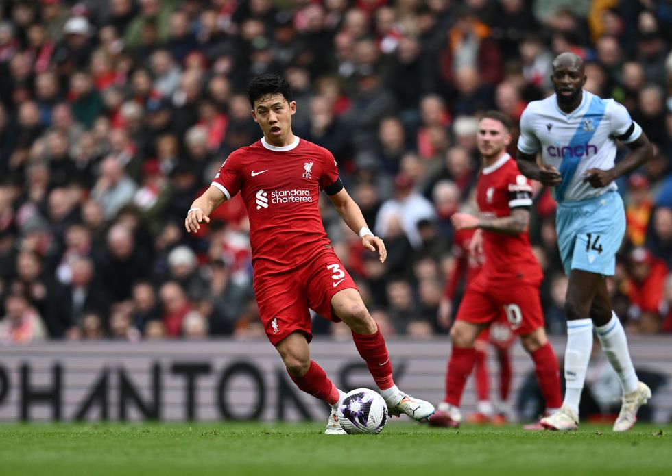 Wataru Endo Liverpool Crystal Palace