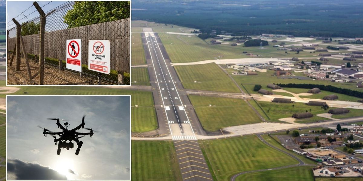 NextImg:Drones spotted over US Air Force bases in Suffolk AGAIN as British troops are drafted in to help with investigation