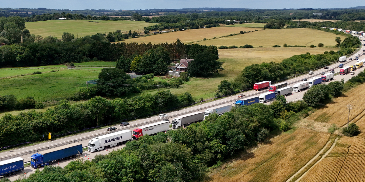 NextImg:Kent Police confirm multiple illegal migrants detained after escaping lorry on M20