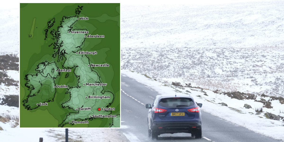 NextImg:UK weather: 'Multiple cold and wintry blasts' to strike Britain with 'high confidence' of 'widespread snow events'