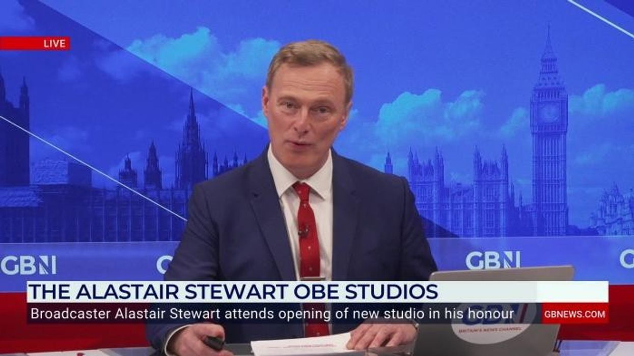 Alastair Stewart proudly opens GB News studio named on his honour - IN PICTURES