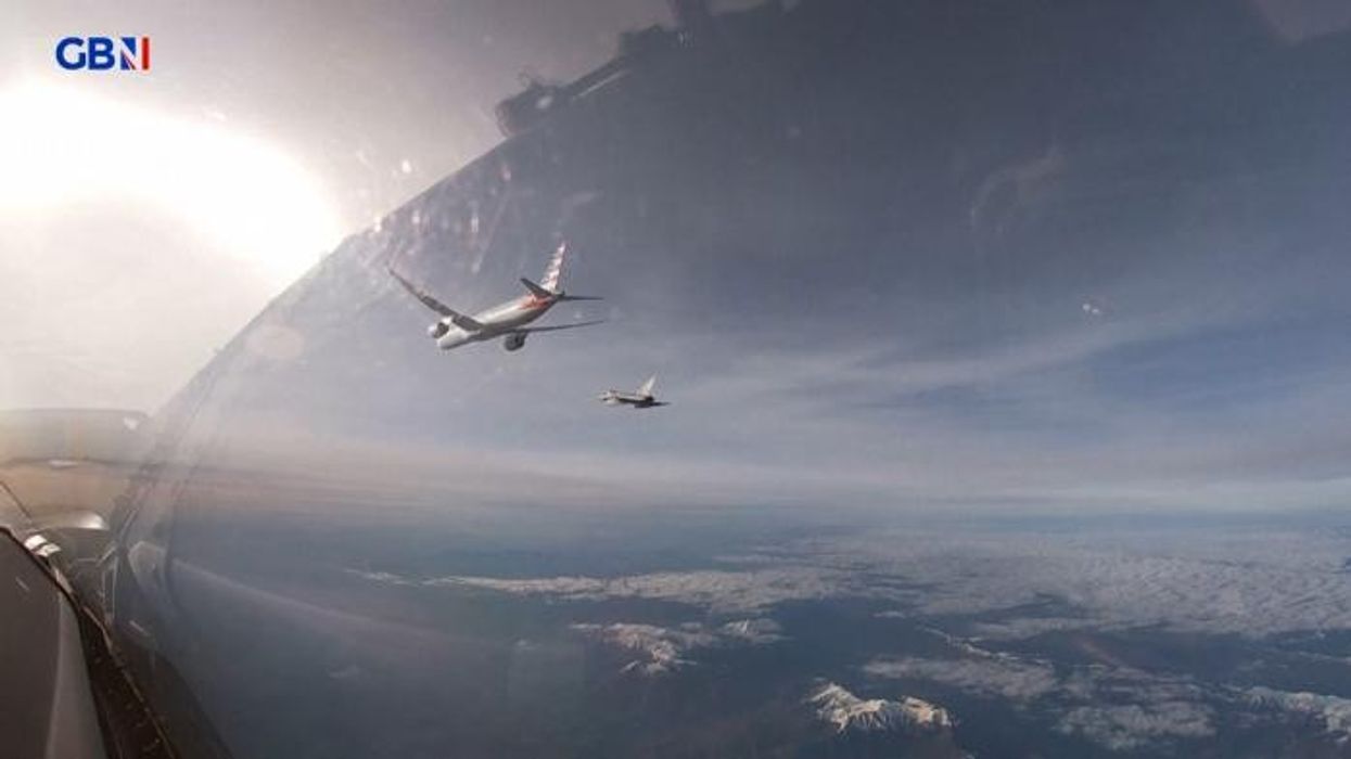 American Airlines flight escorted by fighter jets after 'bomb threat'