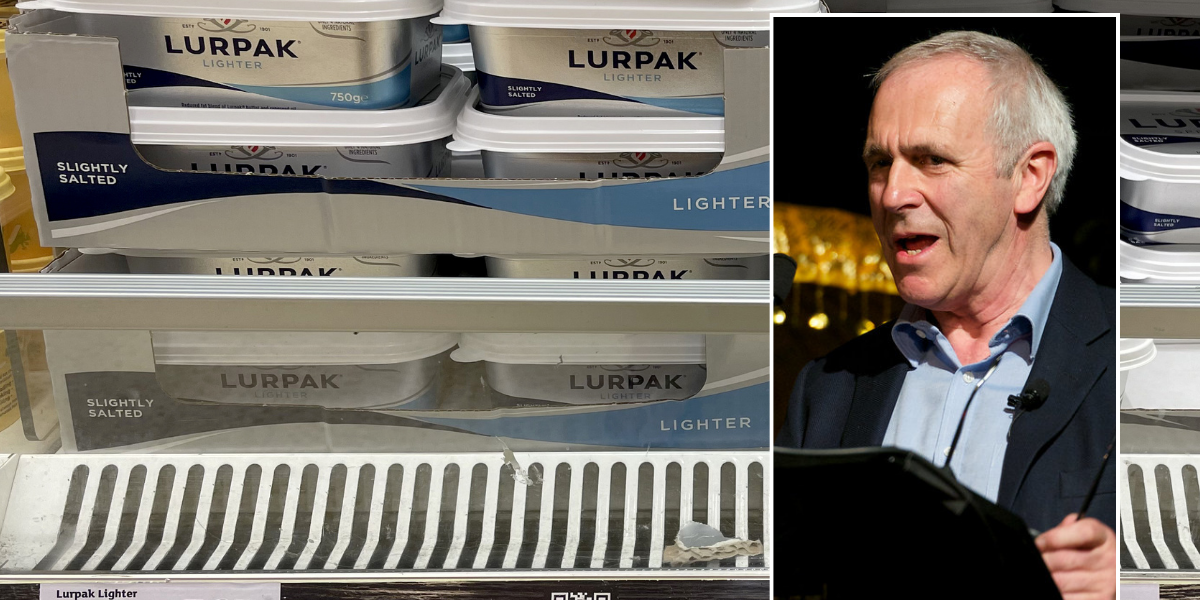 NextImg:Lurpak butter and other Arla dairy products face BOYCOTT amid fury at cows being stuffed with 're-engineering' sedatives to meet net zero targets