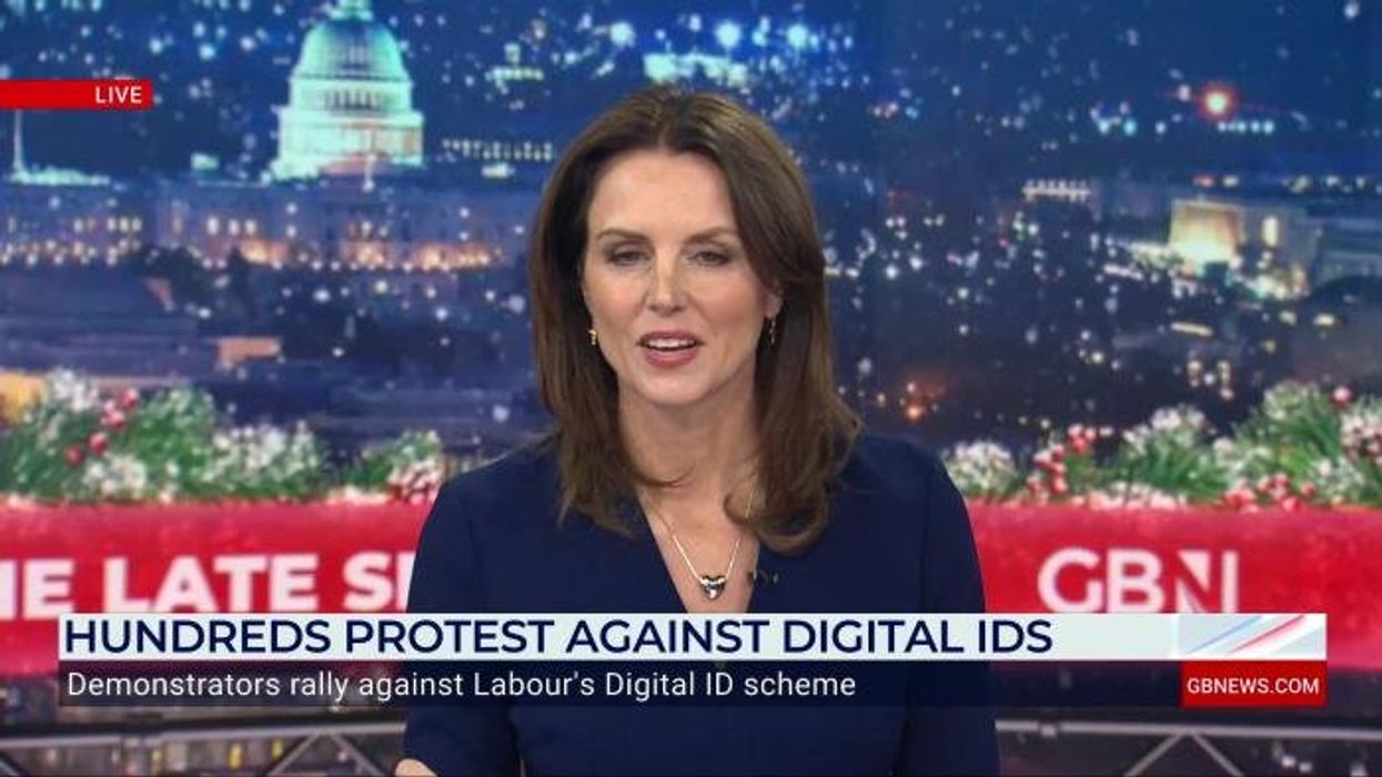'We will NOT comply!' Watch digital ID campaigner's defiant GB News interview after Parliament protest
