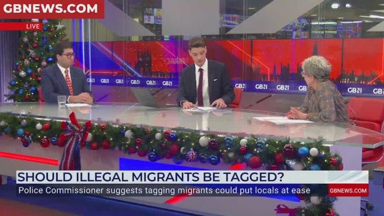Watch as GB News guests embroiled in furious migration row over immigrant tagging