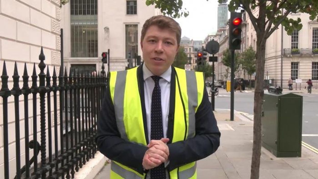 Watch as GB News' Patrick Christys goes undercover at Chinese Embassy in hilarious clip amid spy scandal - 'Two can play at that game!'