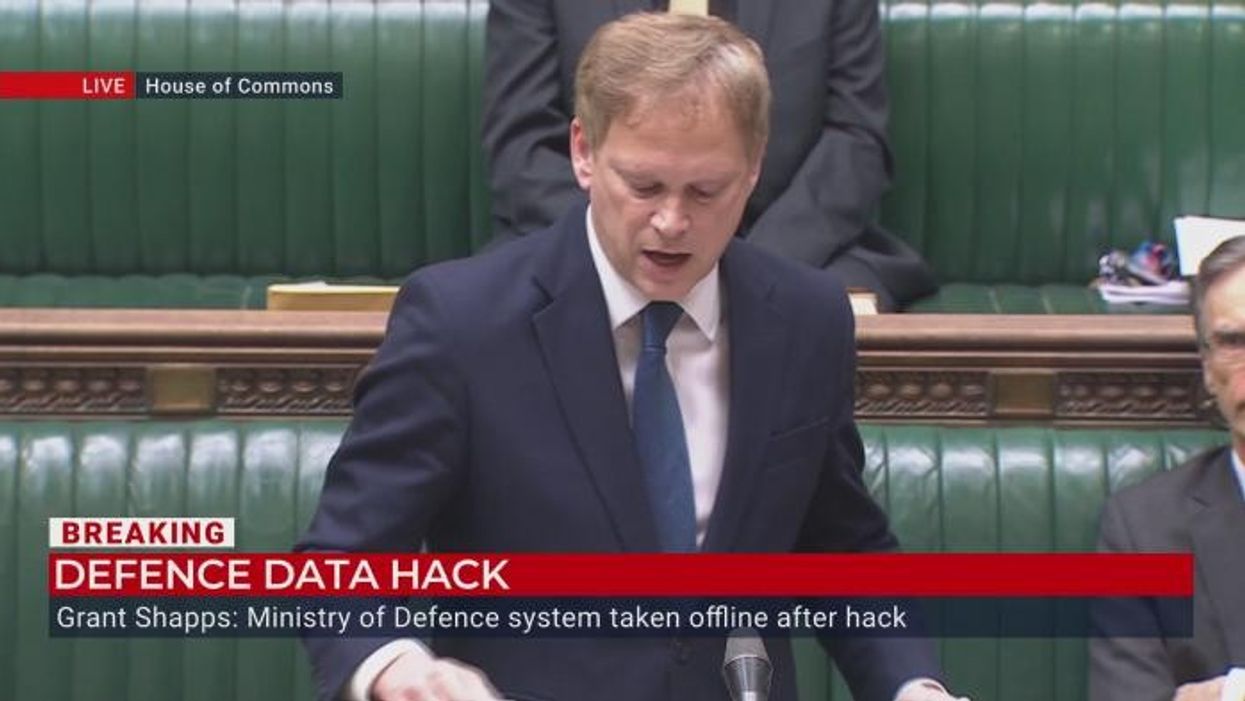 Grant Shapps says state involvement ‘can’t be ruled out’ after MoD data breach