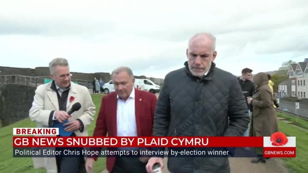 Watch as Plaid Cymru MS snubs GB News’ Christopher Hope in painfully awkward exchange