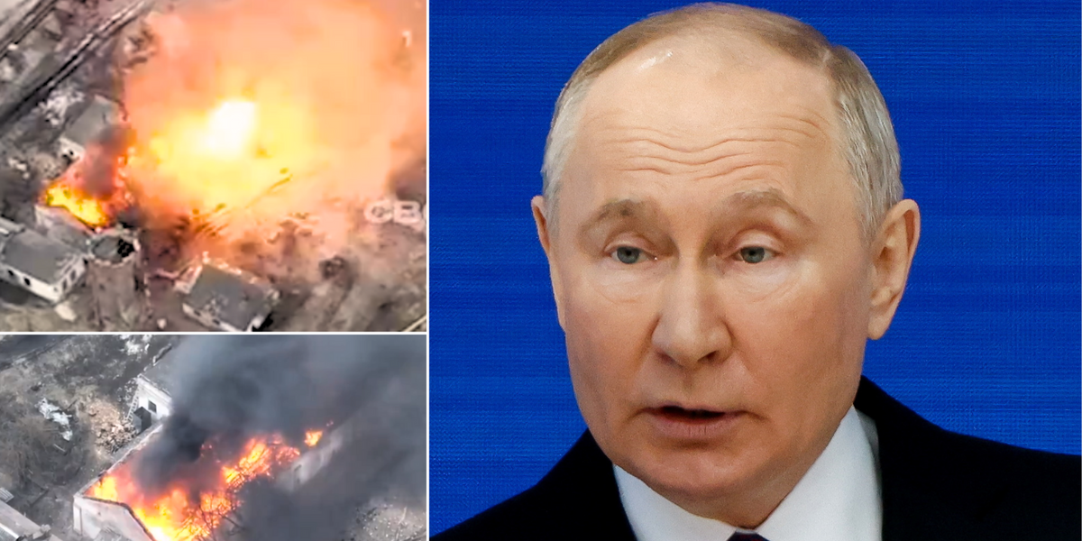 NextImg:Russian soldiers boast of blowing up Putin's ammunition depot as war spills onto Russian territory