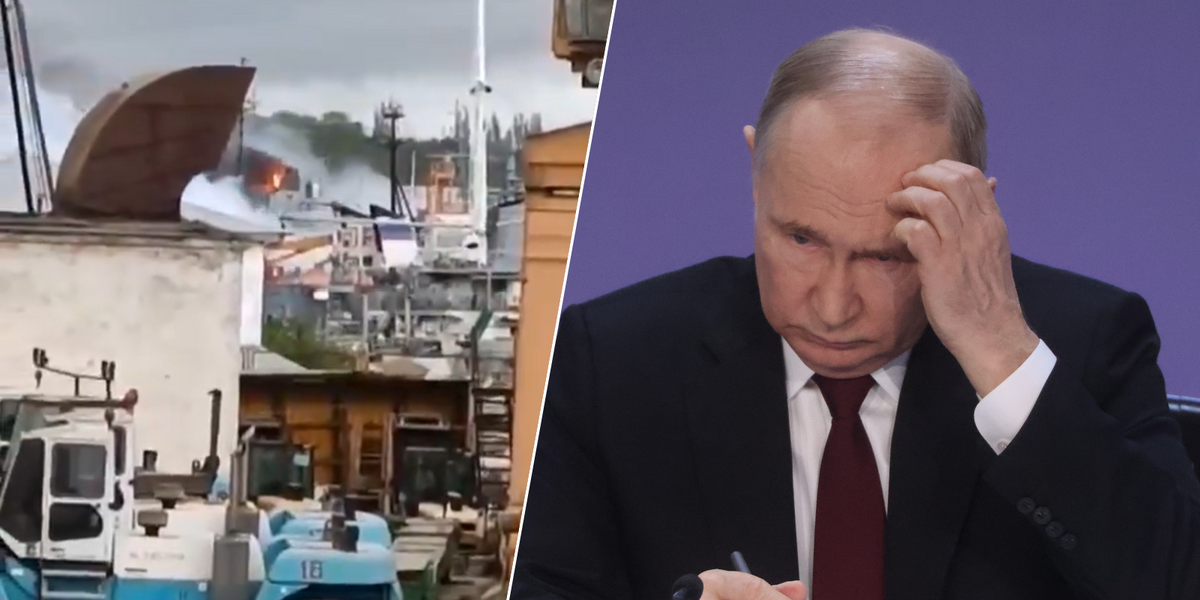NextImg:Humiliation for Putin after Ukraine strikes prize Russian warship which survived both World Wars