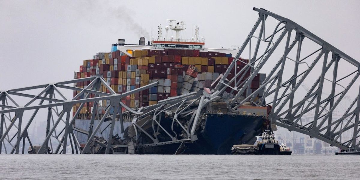 NextImg:Baltimore bridge collapse: Two bodies recovered found trapped in pick-up truck