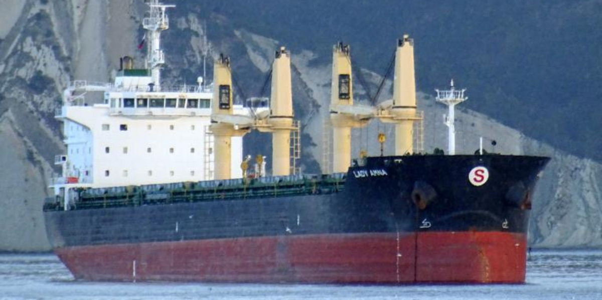 NextImg:Russian 'floating bomb' ship docks in Britain after being 'refused' entry to other countries