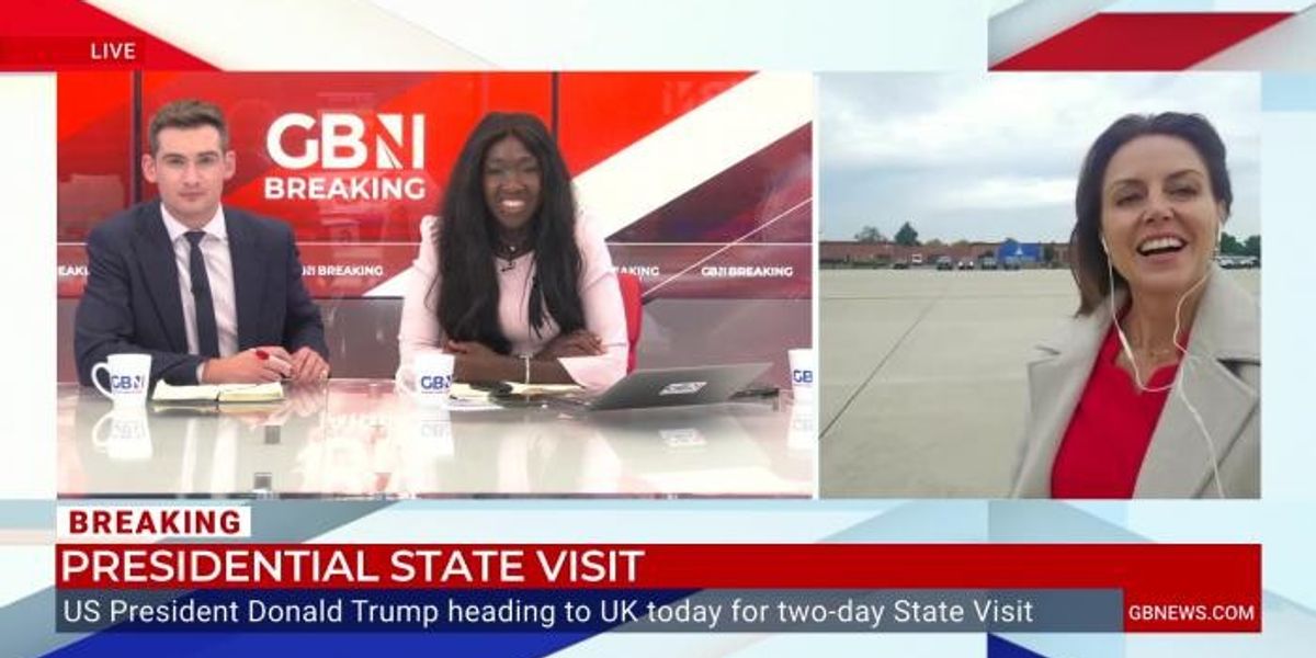NextImg:WATCH: Bev Turner prepares to board Air Force One with Donald Trump ahead of UK state visit
