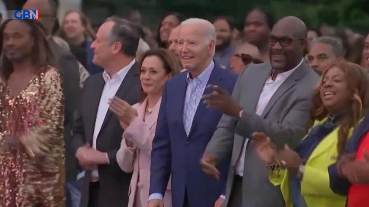 President Joe Biden appears to freeze on stage in bizarre moment at White House