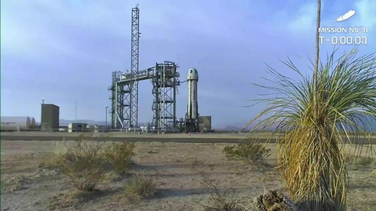 WATCH: Blue Origin rocket launches all-female celebrity crew into space with Katy Perry