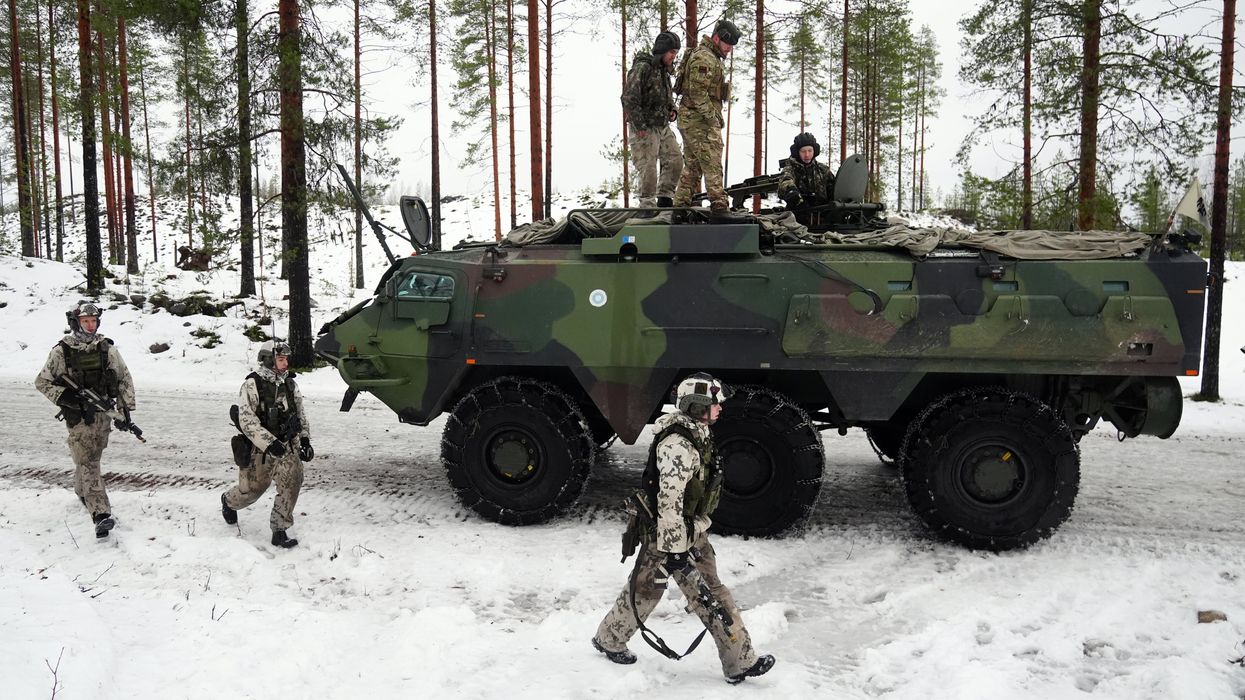 Watch British troops join Nato exercise as Finland gears up in bid to thrash threat from Moscow