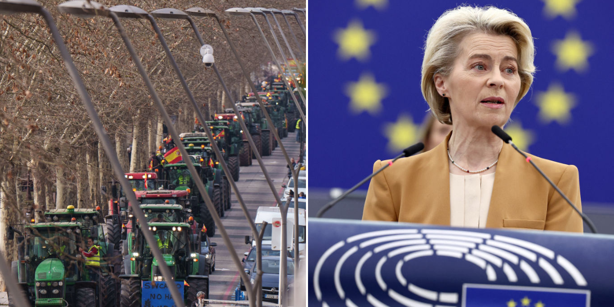 NextImg:EU caves in to angry farmers who protested against net zero