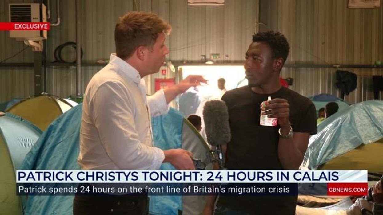 Calais migrant expects Britons to pay for EVERYTHING as he speaks to Patrick Christys ahead of Channel crossing attempt