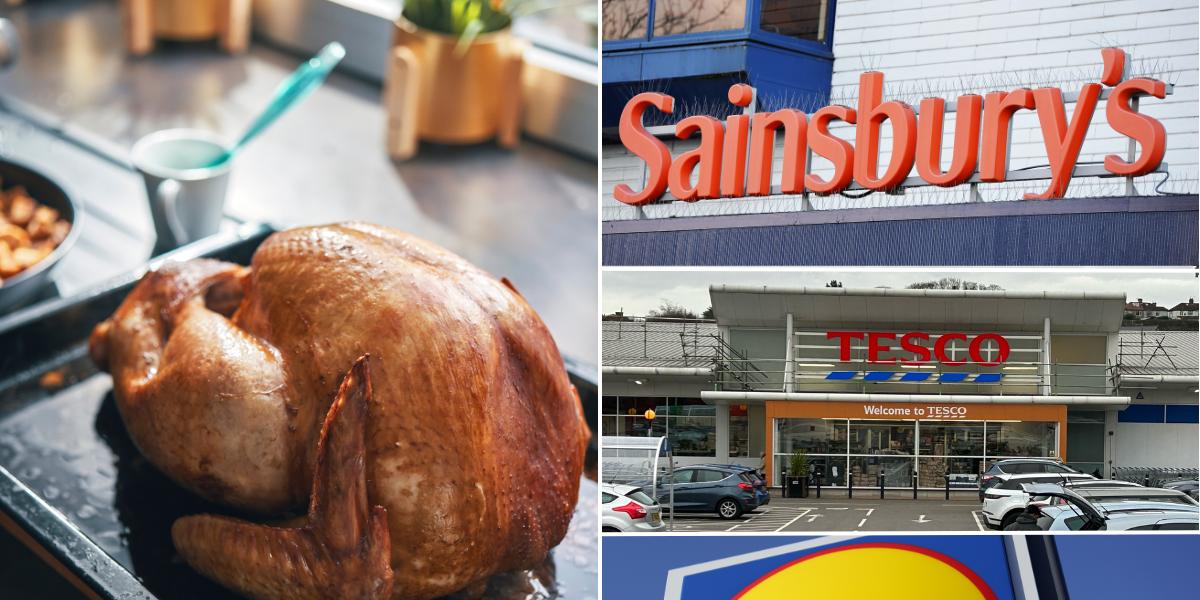 NextImg:Shoppers fume their 'Christmas is ruined' as they hit out at Tesco, Sainsbury's and Lidl over 'rotten turkeys'