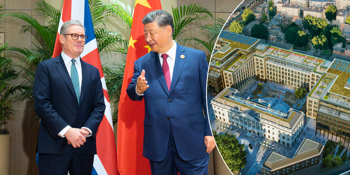 NextImg:'Weak' Labour caves to Chinese pressure as Starmer admits green-lighting central London 'super-embassy'