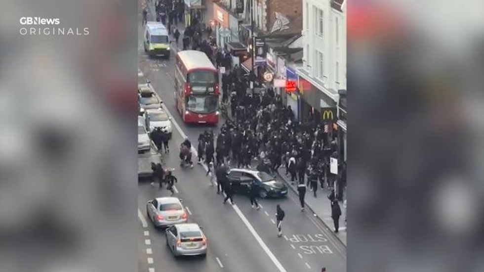 M&S hits out at Sadiq Khan for being soft on crime amid mob of youths descending on Clapham