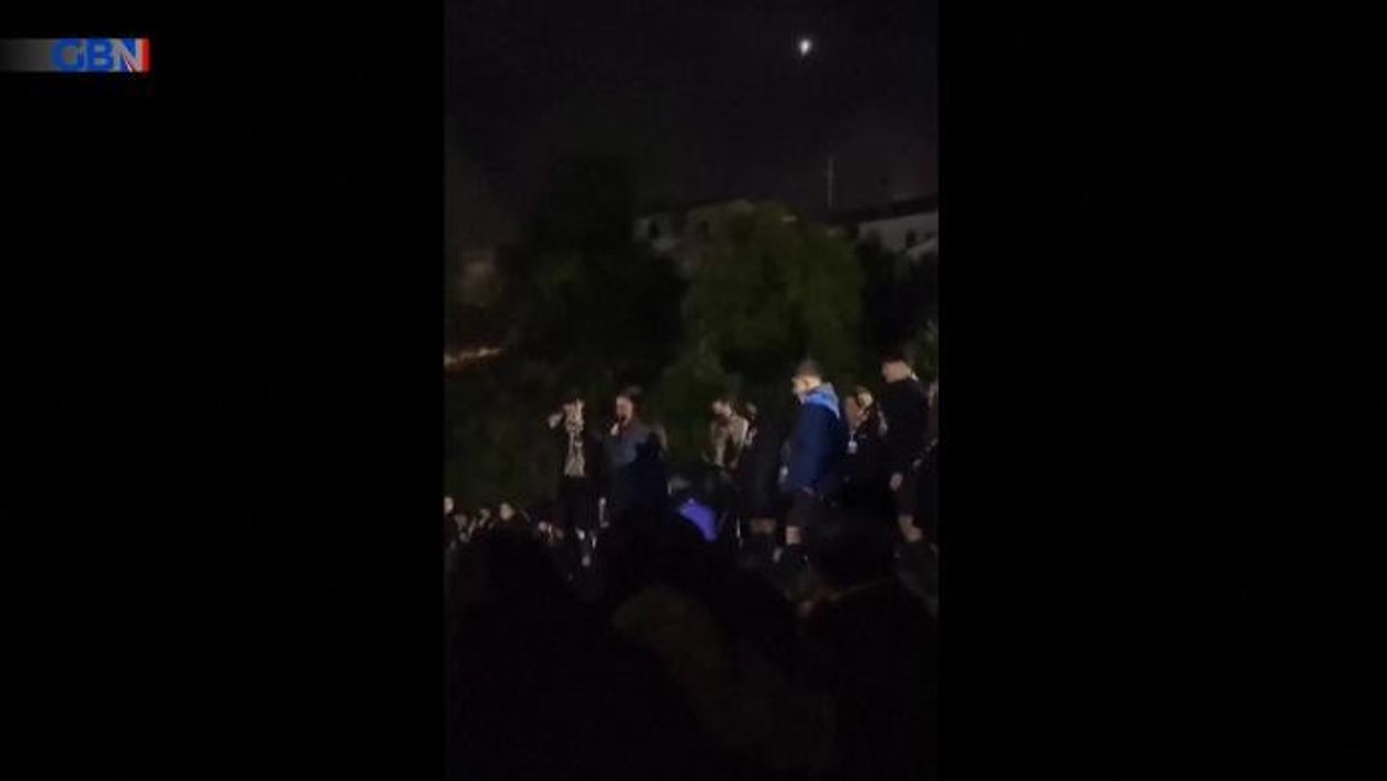 Meteor lights up sky in bright blue as huge fireball breaks through into atmosphere above Europe