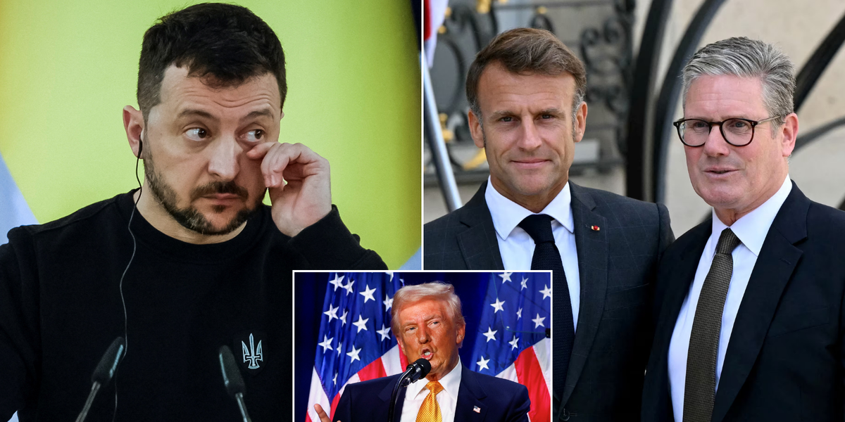 NextImg:Britain and France 'not ruling out' deployment of troops to Ukraine amid concerns Trump could withdraw US military aid