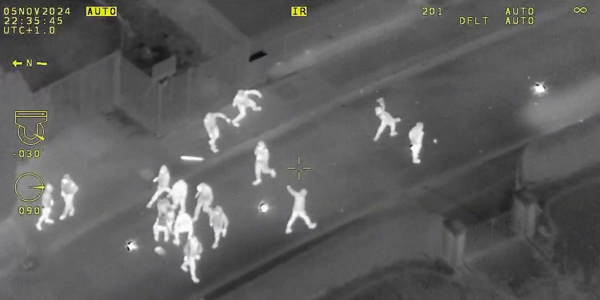 NextImg:Four teenagers arrested after fireworks and projectiles thrown at police in Bonfire Night chaos