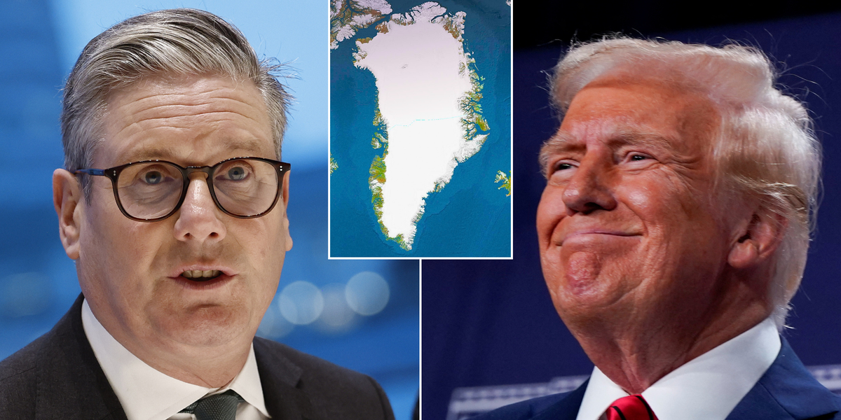 NextImg:Keir Starmer REFUSES to back Denmark as Trump sets sights on Greenland