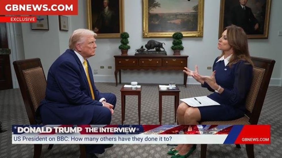 Watch moment Donald Trump praises Bev Turner for never before heard question