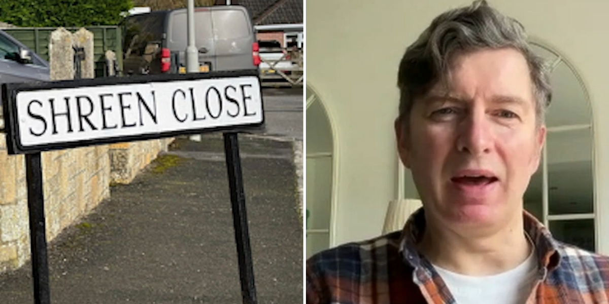 NextImg:Dorset's street sign hero cleans and repaints signs in spare time: 'It's English civic pride!'
