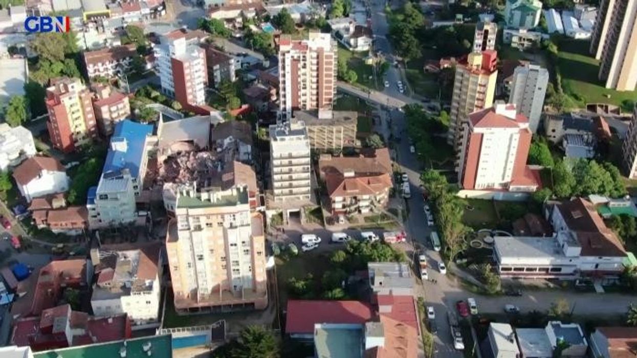 Ten-storey hotel building collapses in Argentina with 'people trapped inside'