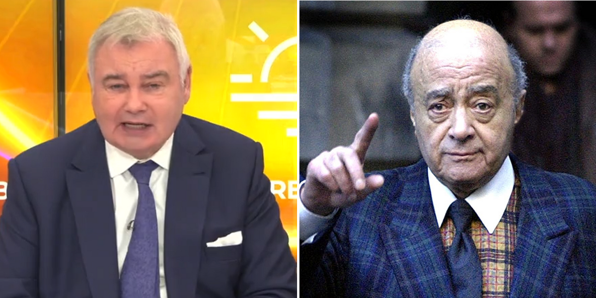NextImg:Eamonn Holmes brands Mohamed Al-Fayed a ‘creepy old git’ in brutal rant as allegations swirl