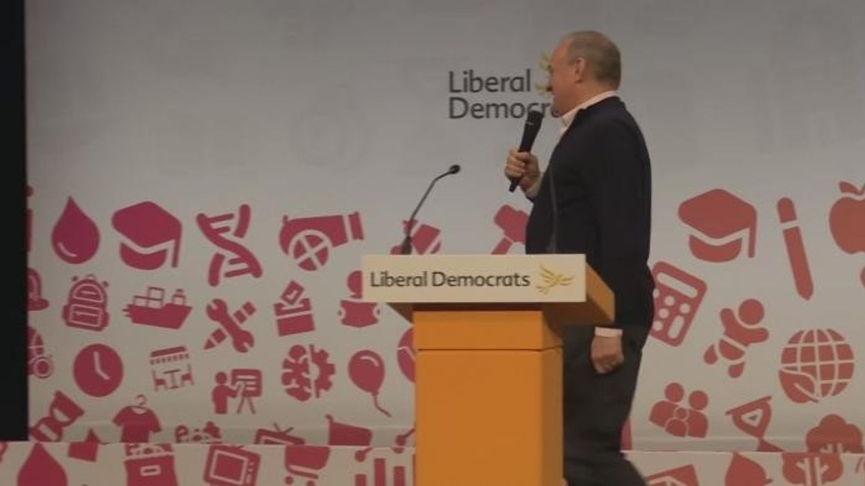 Ed Davey just gave a speech unlike anything you'd expect... but these are not normal times - analysis by Katherine Forster