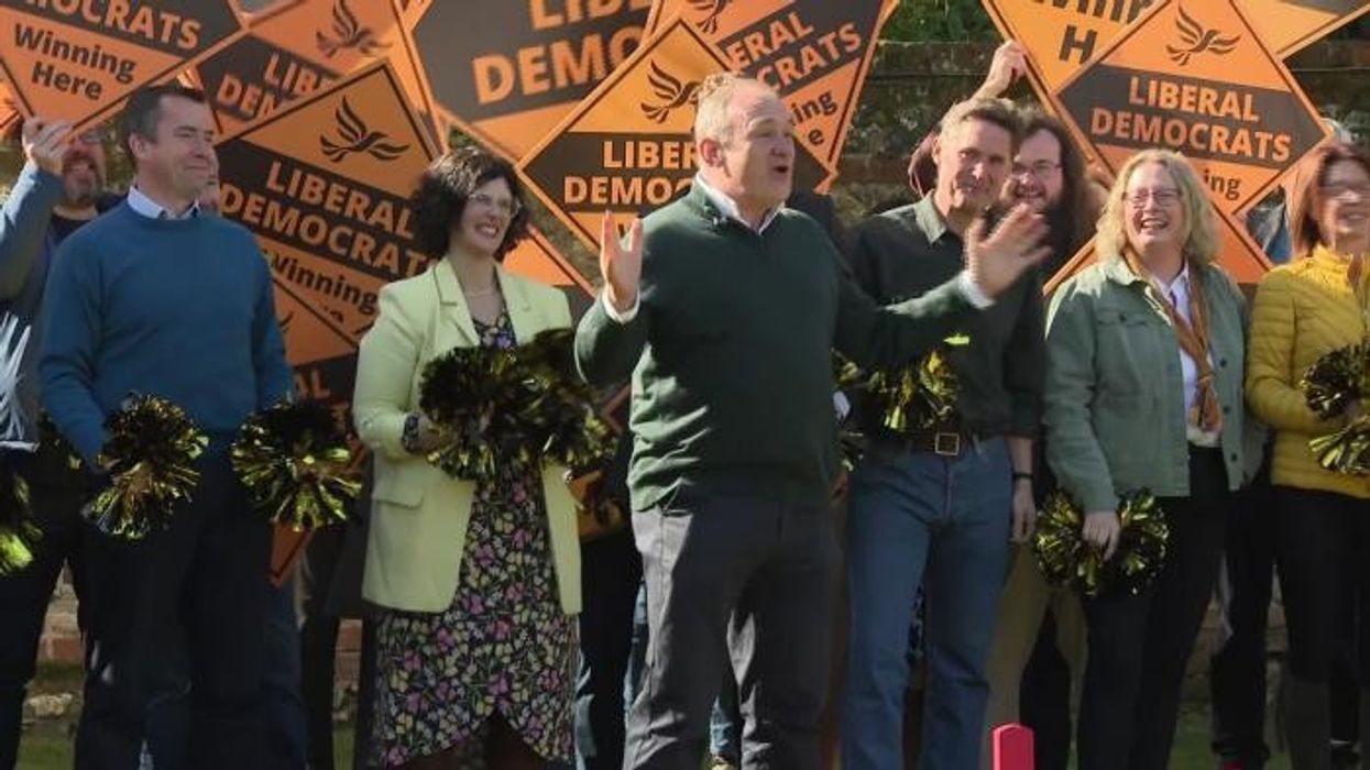 WATCH: Ed Davey launches Liberal Democrats local election campaign - 'This is a two horse race!'