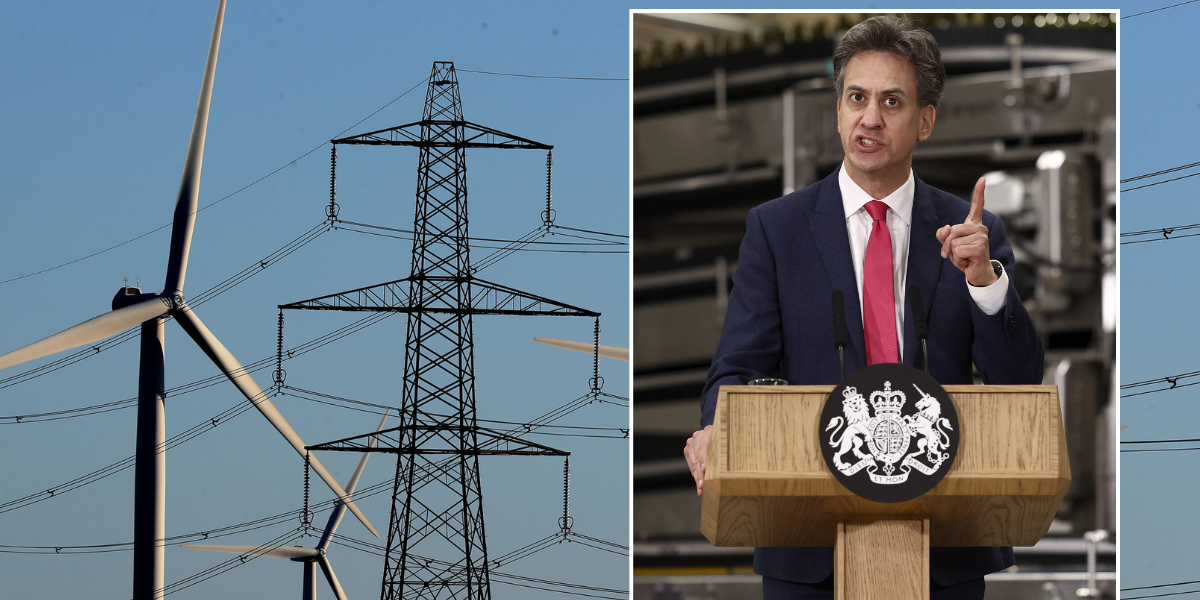 NextImg:Miliband accused of 'betraying' Britons as clean energy plan 'fails' to bring down household bills
