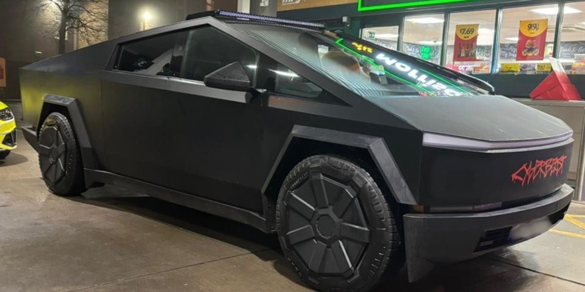 NextImg:Tesla Cybertruck seized by police for 'not being road legal in the UK' and 'legitimate safety concerns'