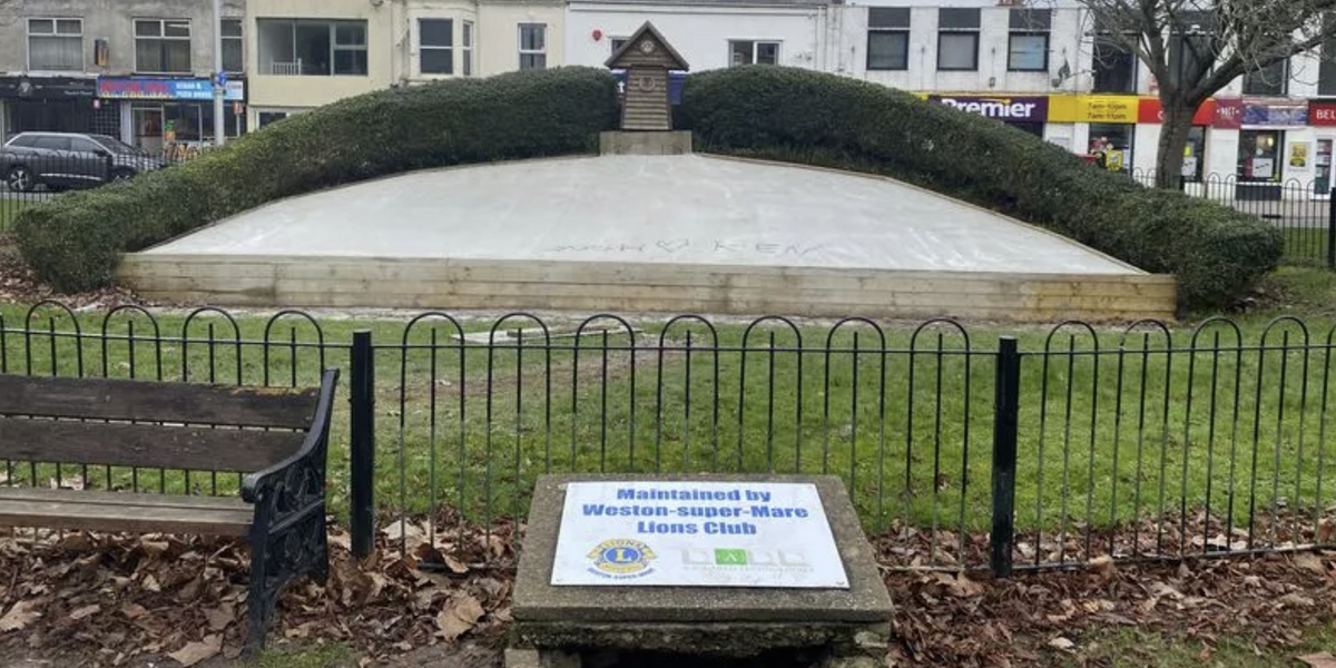 NextImg:Fury after beloved floral clock concreted over - 'How symbolic of Britain?'