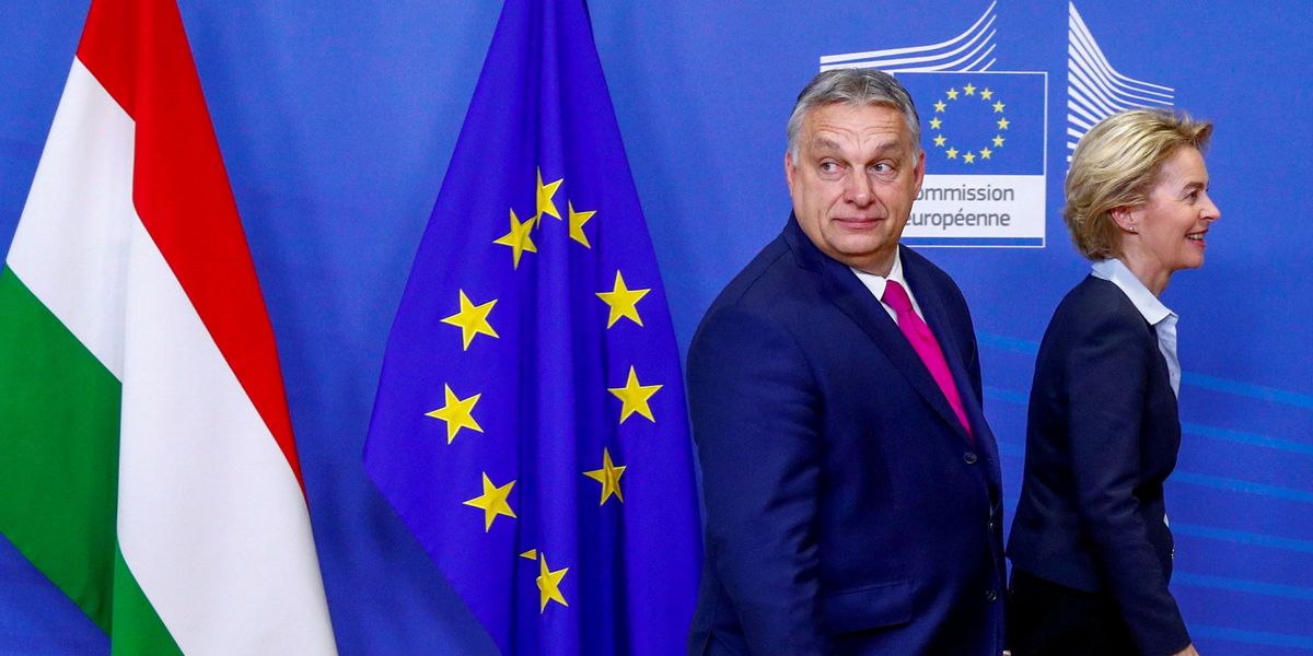 NextImg:Ursula von der Leyen plans to unlock €800 BILLION to rearm Europe as Orban BLOCKS Ukraine aid