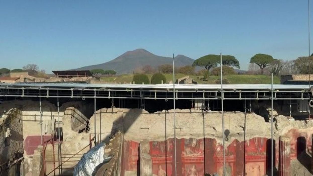 Archaeology breakthrough as 2,000-year-old scroll charred in eruption of Mount Vesuvius reveals its secrets