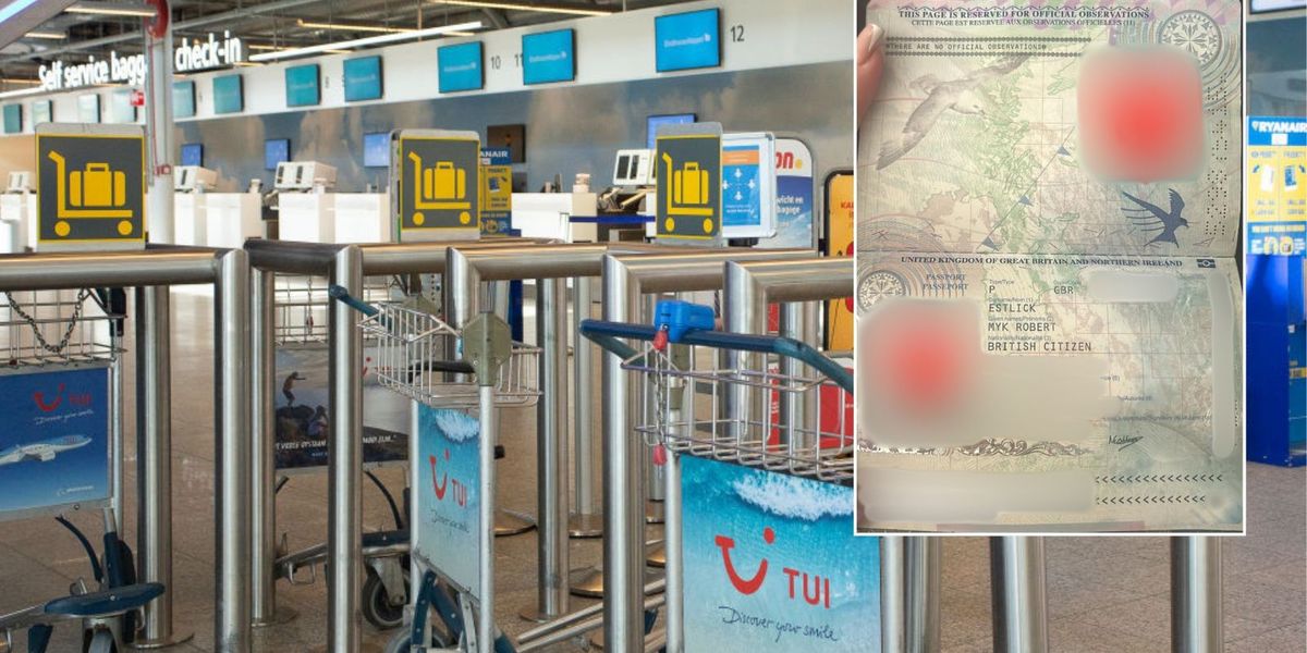 NextImg:British family claim they were 'stopped' from boarding flight to Turkey 'because of very light ink stain on passport' costing them £2,500 holiday