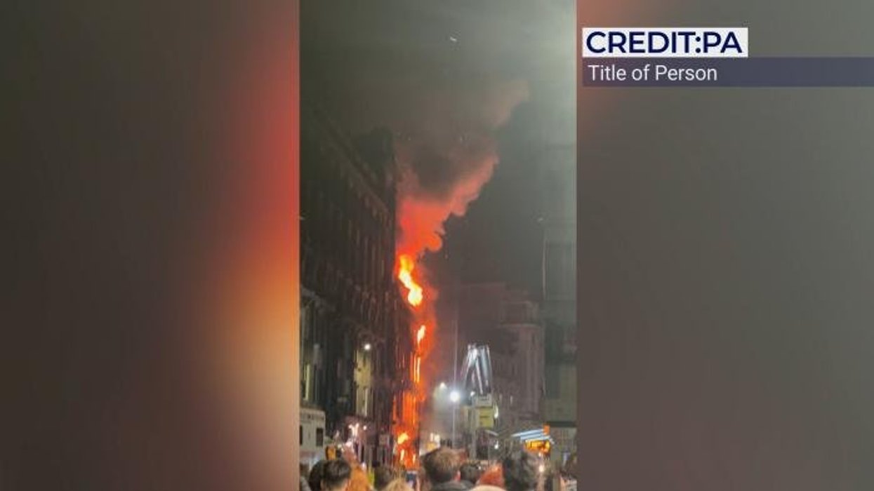 Glasgow Central railway station in peril after devastating fire COLLAPSES city's historic buildings